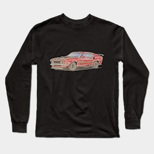 Muscle car Long Sleeve T-Shirt